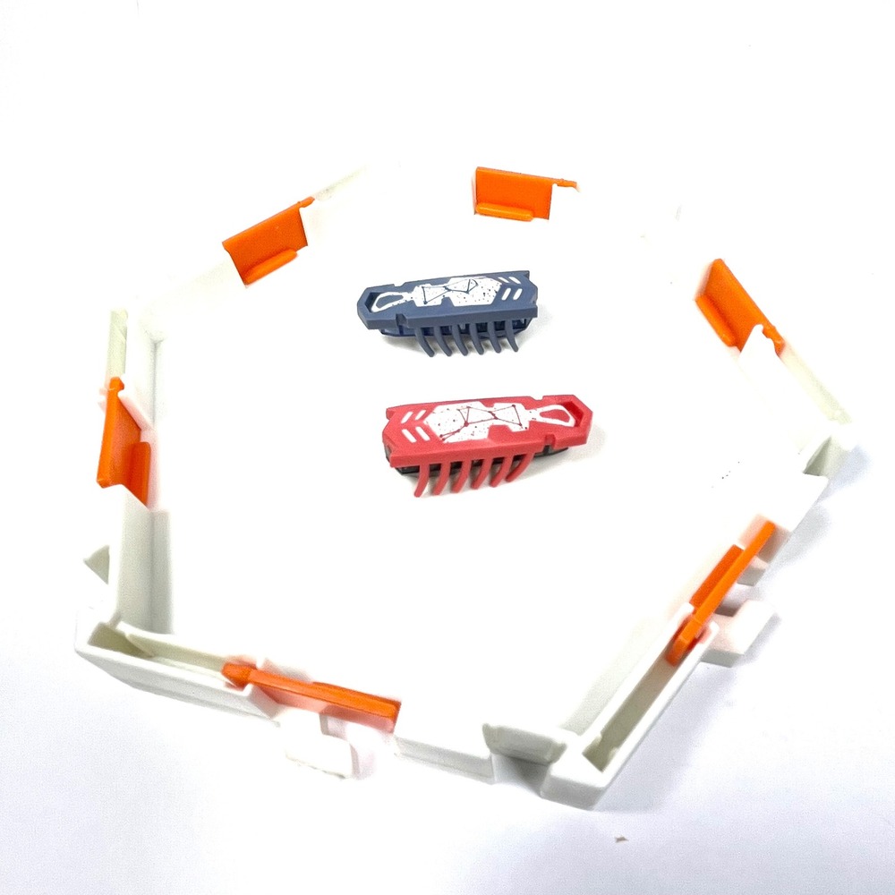 HEXBUG Nano Galileo Series Micro Robotic Bug Lot 2 wHabitat Track - Tested Works